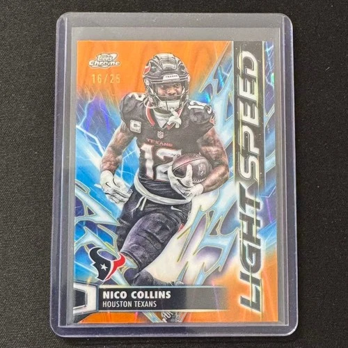 2025 Topps Cosmic Chrome Nico Collins Base (RAW)