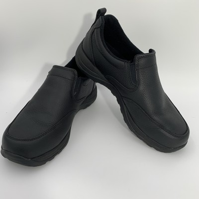 L.L. Bean Comfort Moc II Black Leather Slip‑On Loafer 257064  display picture 3