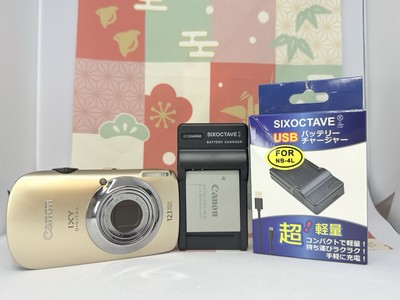 Canon IXY DIGITAL 510IS PC1356 コンデジ ゴールド Canon IXY DIGITAL 510 IS Gold | 12MP Compact Camera Japan | NEAR