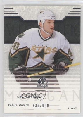 2003-04 SP Authentic Future Watch 839/900 Gavin Morgan #129 Rookie RC 0ll