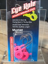 5 Leland's Eye Hole Scent Holder 1/8 Oz Pillhead Jig Heads Fishing Lure - Pink