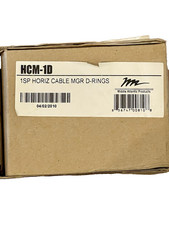 MIDDLE ATLANTIC HCM - 1D 1 SP HORIZ CABLE MGR D-RINGS