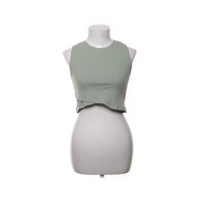 Stradivarius, Crop Top, Größe: L, Grün, Baumwolle/Elasthan, Einfarbig #BuM