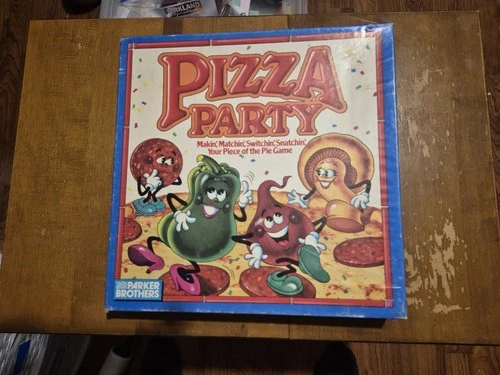 Vintage Pizza Party Board Game - Parker Brothers 1987 Complete Read Description