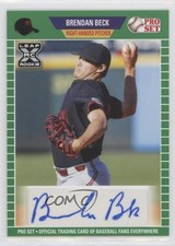 2021 Leaf Pro Set Baseball Blaster Auto Green Brendan Beck #PS-BB2 Auto 8d2