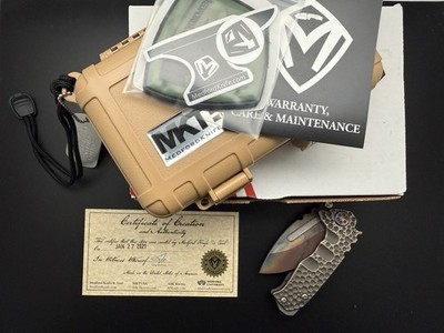 Medford Praetorian Micro T Vulcan Drop Point Dimples S35VN - Hard To Find