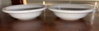 Lot of 2 Fiesta ware - 5 3/8” Stacking Fruit Berry Dessert Bowls White