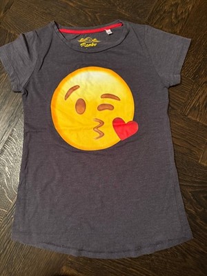 T-Shirt Smile grau mit Mambo  Größe 134 Mädchen