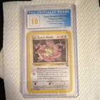 Pokémon Team Rocket's Meowth Black Star Promo CGC 10 18/53 40 HP English League