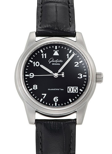 Glashutte Original Senator Panorama Date 38-42-07-22-04 Stainless Steel #KMW873
