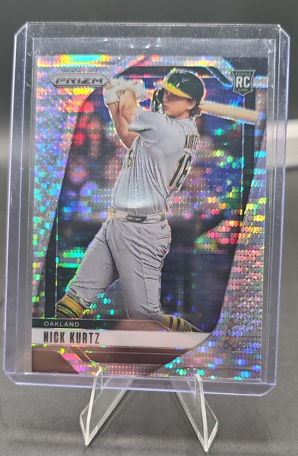 2025 Panini Prizm - Nick Kurtz, Nick Kurtz #213 Pulsar Prizm /499 (RC)