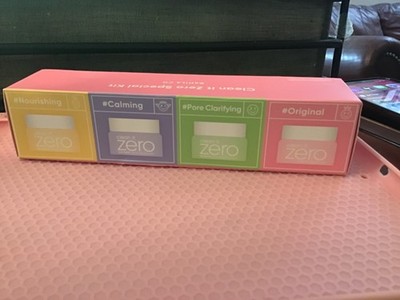 NIB Banila Co Clean it Zero Cleansing Balm Special 4-piece Kit Travel Try all 4!