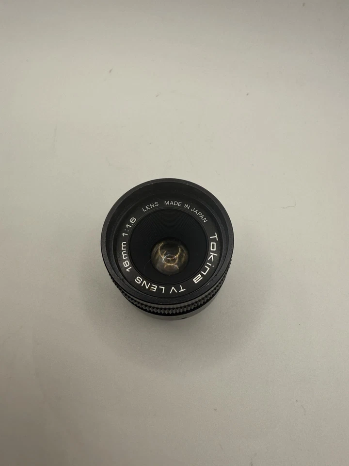 Tokina TV Lens 16mm f/1.6 C-Mount Tested Working No Caps Pre-Owned ✔️✔️ - Image 2 of 4