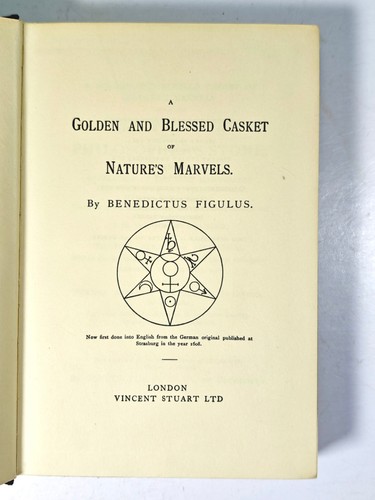 Cover of A GOLDEN AND BLESSED CASKET OF NATURE'S MARVELS