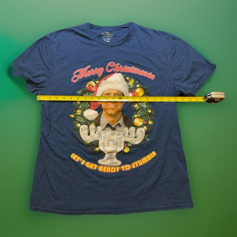Christmas Vacation T-Shirt Size XL National Lampoon's Let's Get Ready to Stumble Foto 2 de 4