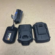 2- WORX 20V Lithium Batteries (WA3525) & Charger