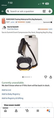 Sea To Summit Ultra-Sil eVent UL Compression Waterproof Dry Sack (XL, 30L)