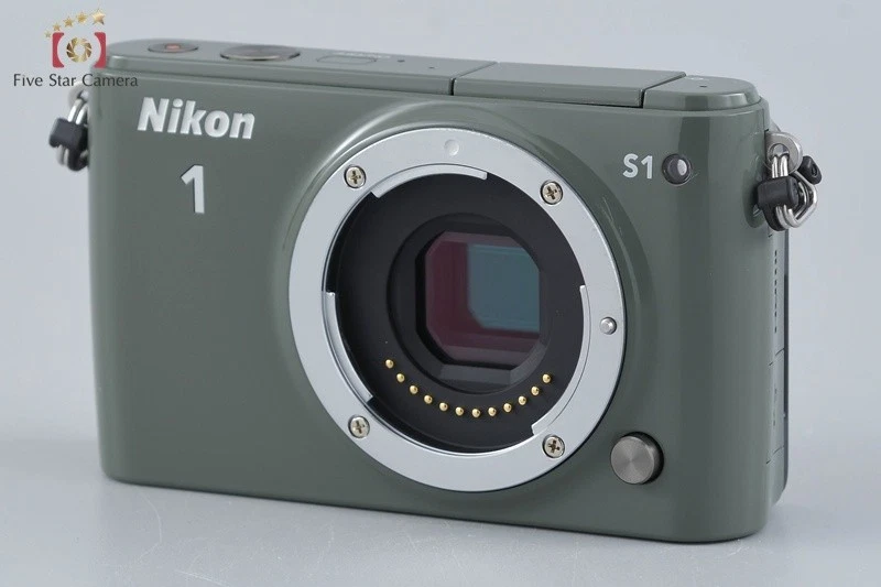 Cámara digital Nikon 1 S1 caqui 10,1 MP "Contador de obturadores 149" [Excelente] Foto 2 de 4