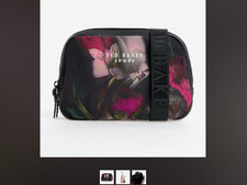 TED BAKER Mini floral CrossBody Bag Small/Travel Small, Black, RRP £75