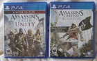 Assassin's Creed Black Flag And Unity Lot PS4 Used
