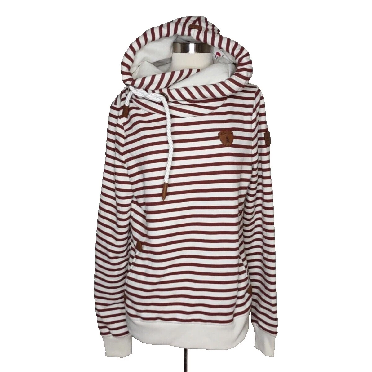 Brown Striped Hoodies & Sweatshirts for Women