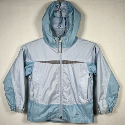 Bean Girls Fleece Lined Winter Coat Rain jacket Blue Size YS