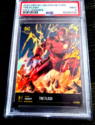 2022 HRO Chapter 2 THE FLASH Legends Holo Foil Physical Card Only PSA 9 Mint eBay