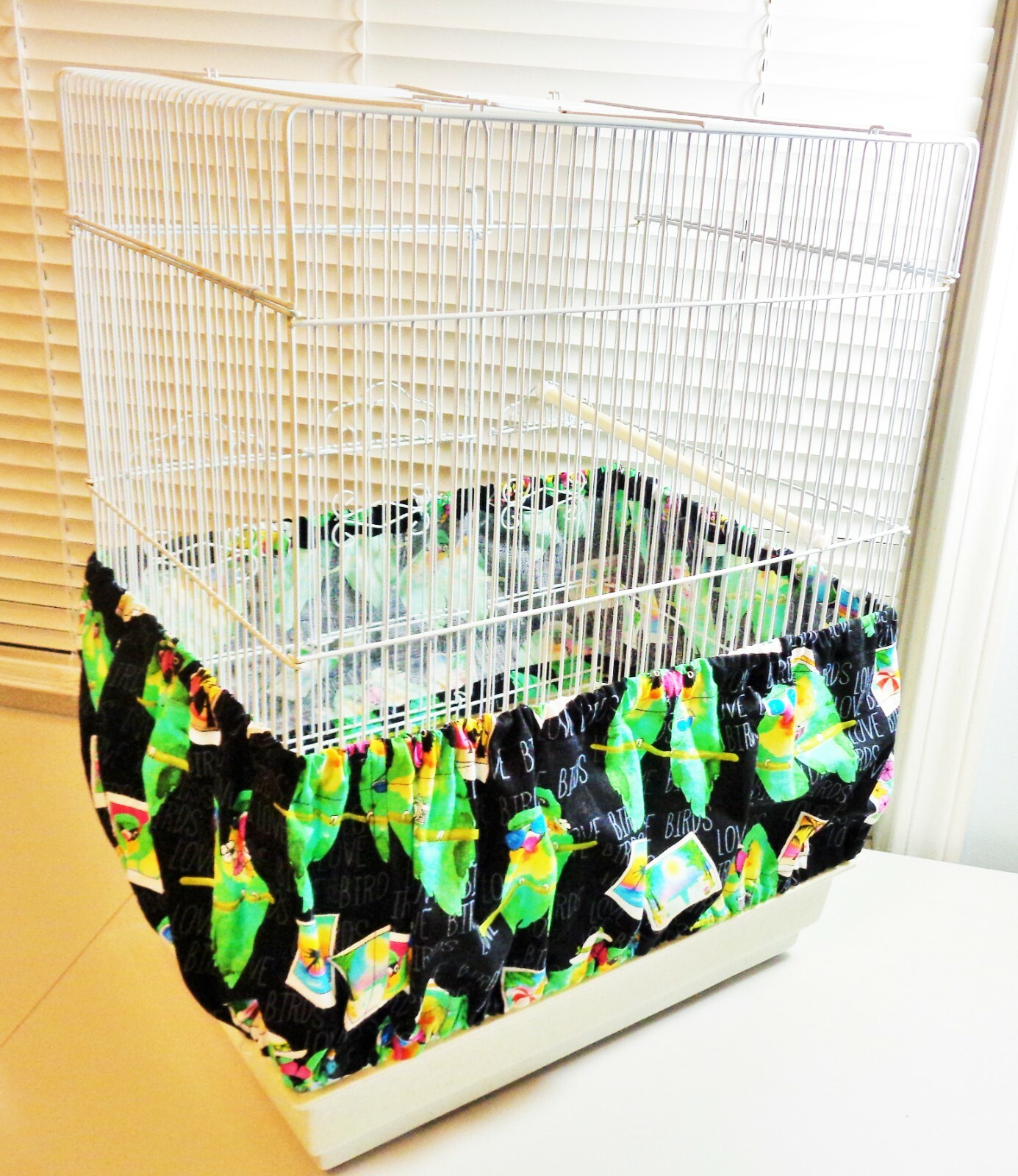 Extra Large Bird Cage Skirt "LOVE BIRDS" eBay