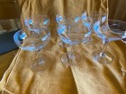 Vintage Etched Martini/Dessert/Sherbet Glasses Lot of 6  — photo 2