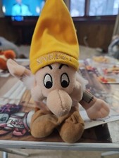 Sneezy Snow White Dwarf Bean Bag Plush Toy Disney 8"