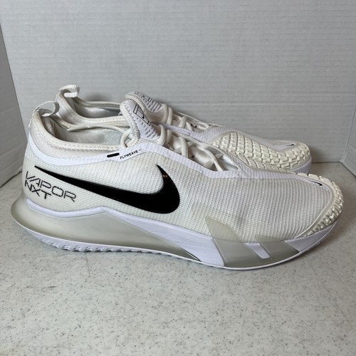 Nike React Vapor NXT HC White Black Grey Shoes (CV0724 101) Men's Size 13