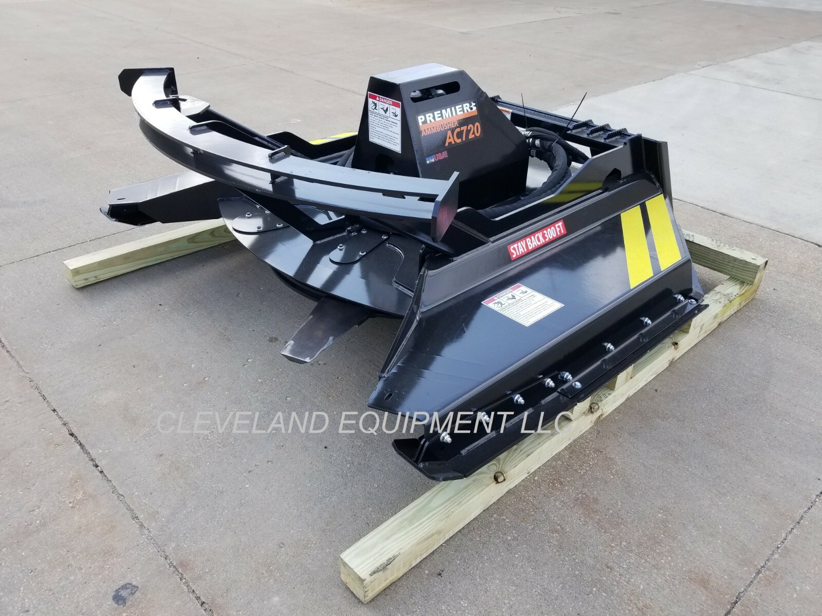 NEW 72" AMMBUSHER AC720 FORESTRY BRUSH CUTTER MOWER SKID STEER LOADER
