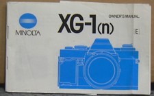 Minolta XG-1 n Owners Manual