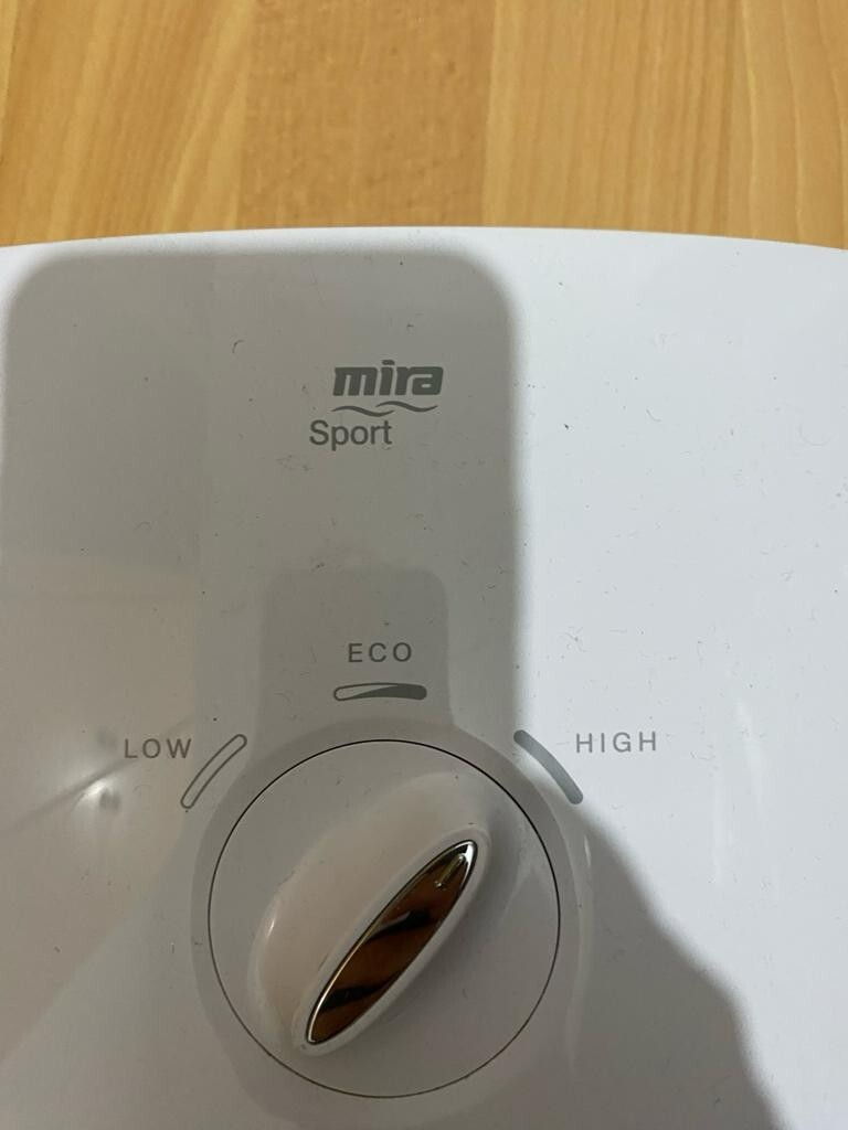 MIRA SPORT WHITE 9KW MANUAL ELECTRIC SHOWER eBay