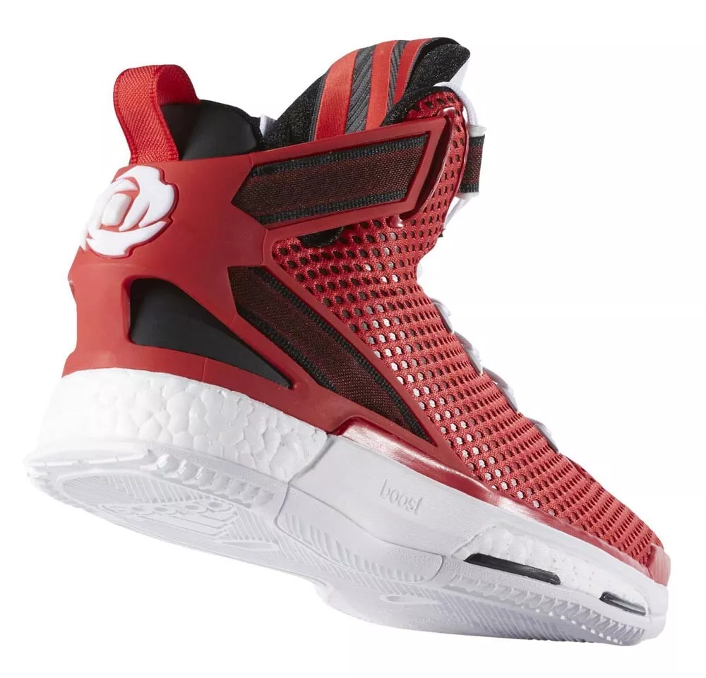 Adidas D ROSE 6 BOOST Scarlet Derrick Light qucik 8 fast crazy Shoe~Mens sz 9.5~ |