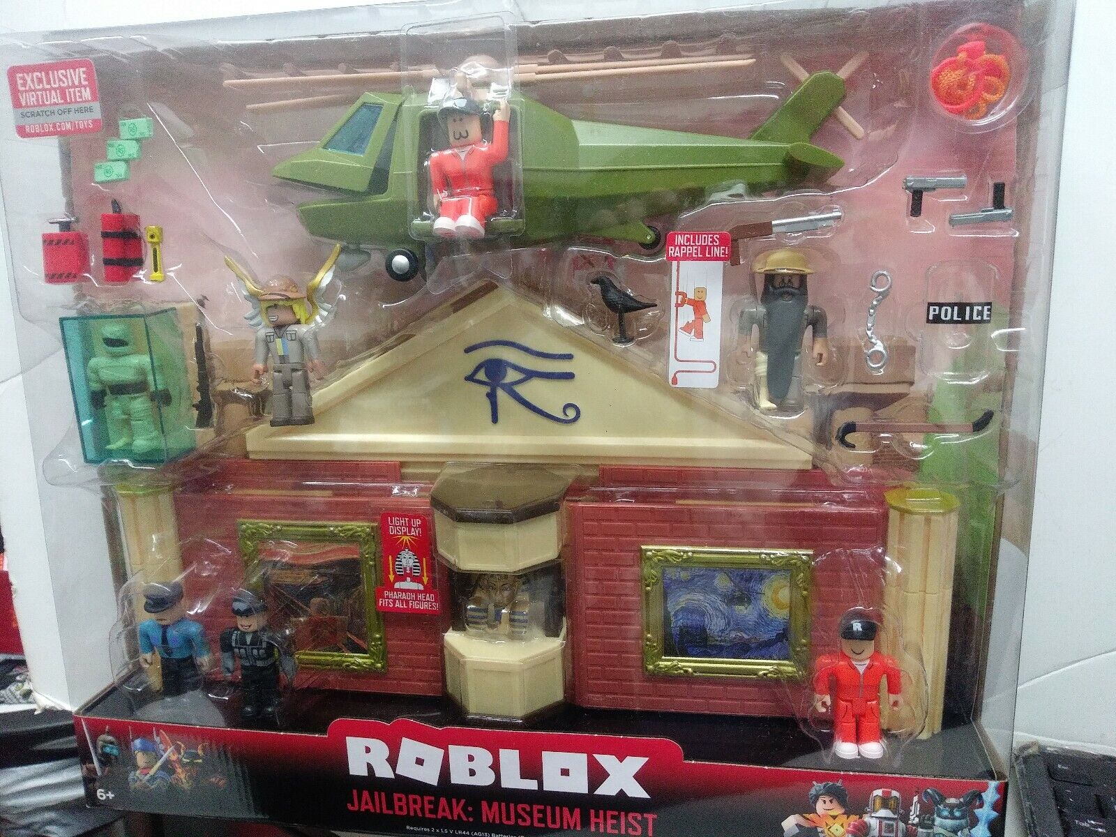 Roblox Rob0259 Jailbreak Museum Heist Playset For Sale Online Ebay - roblox jailbreak museum heist deluxe playset 33 pieces new