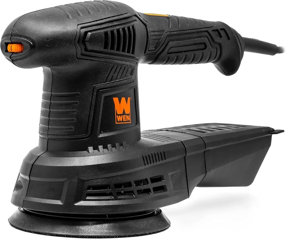 Lijadora rotativa de órbita aleatoria de velocidad variable de 5 pulgadas WEN 6305 de 3,7 amperios Foto 2 de 4