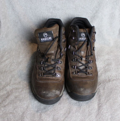 Magellan Outdoors WP Huron Leather Lace-up Hiking Boots Waterproof