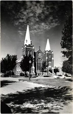 Trinity Lutheran Church Madison South Dakota Unused Real Photo RPPC Postcard