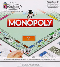 Monopoly Traveling Colorforms Mini Tabletop B...