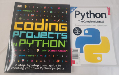 Set of 2 -Coding Projects in Python & Python the Complete Manual