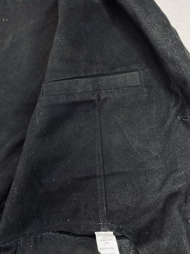 Abrigo vintage WAH MAKER Frontier Clothing de algodón negro para hombre estilo # 524009. - Imagen 8 de 13