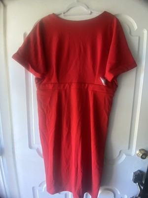 NWT Alexis Admore Red Jacqueline Midi Dress Size 1X