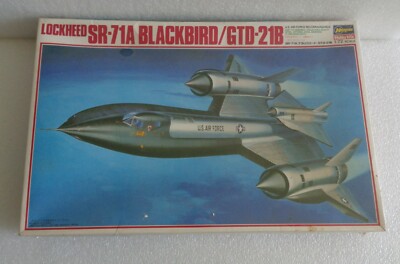 NEW SEALED HASEGAWA LOCKHEED SR-71A BLACKBIRD GTD-21B 1:72 SCALE MODEL KIT KO16
