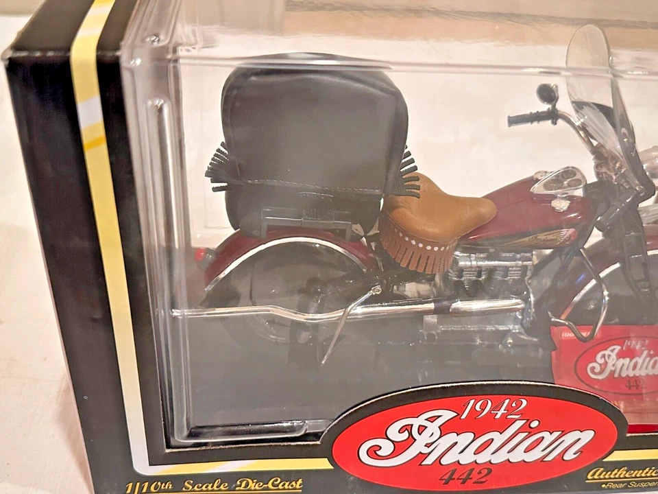 Indian 442 1942 motocicleta carrocería dura fundida a presión suspensión trasera horquilla de afinación Foto 2 de 4