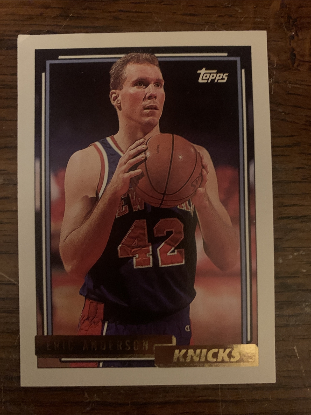 1992-93 Topps Gold Basketball #259 Eric Anderson