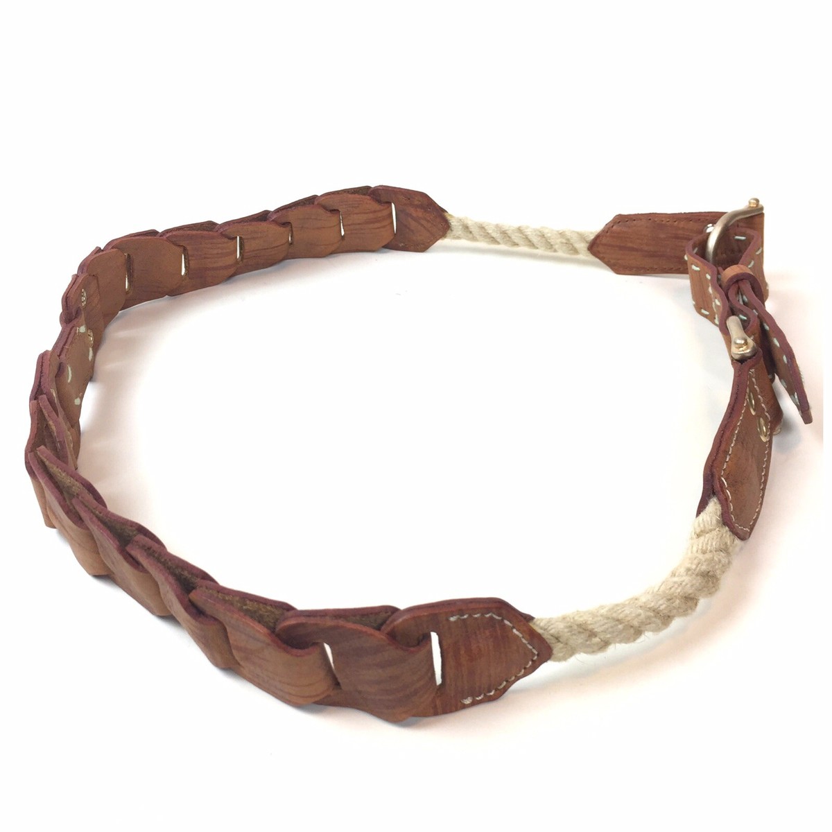 Dorothee Schumacher Womens Brown Leather Natural Cord Waist 