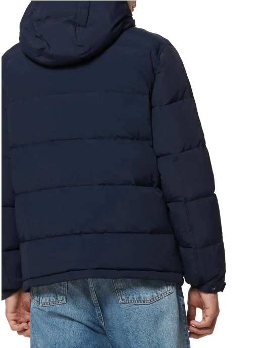 Marc New York V7202 哈勃羊毛领海军蓝 Puffer 大衣,尺寸 L — 第 2/4 张图片