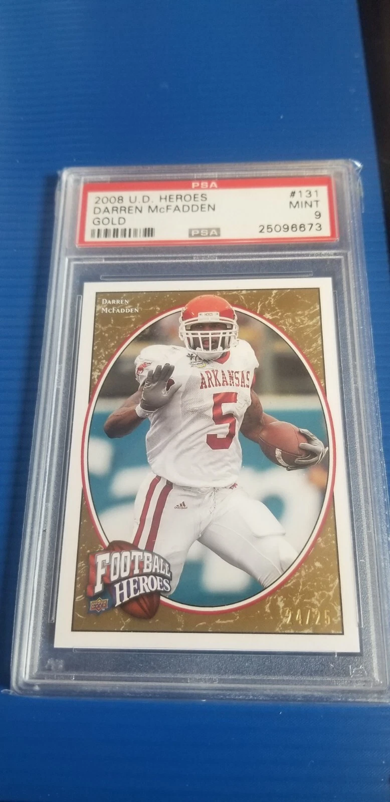 Darren McFadden Upper Deck Heroes #131 Gold