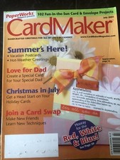 Vintage CardMaker Magazines Lot of 5 - 2005 2006